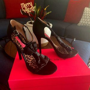 Betsey Johnson High Heel Evening Sandals